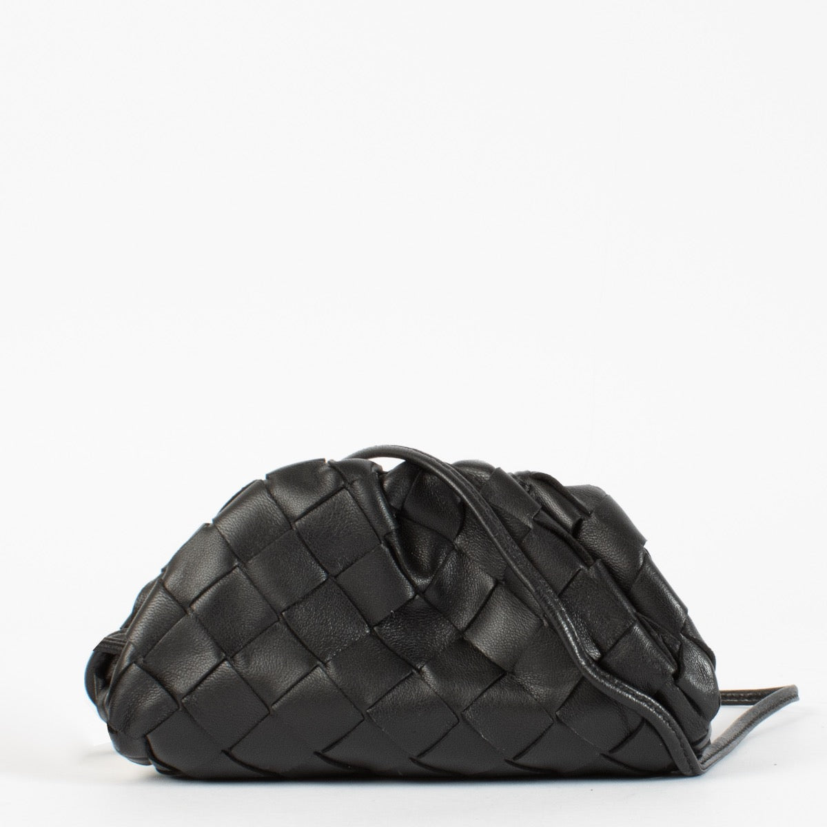 authentic preloved Bottega Veneta Black Micro Pouch on Labellov.com