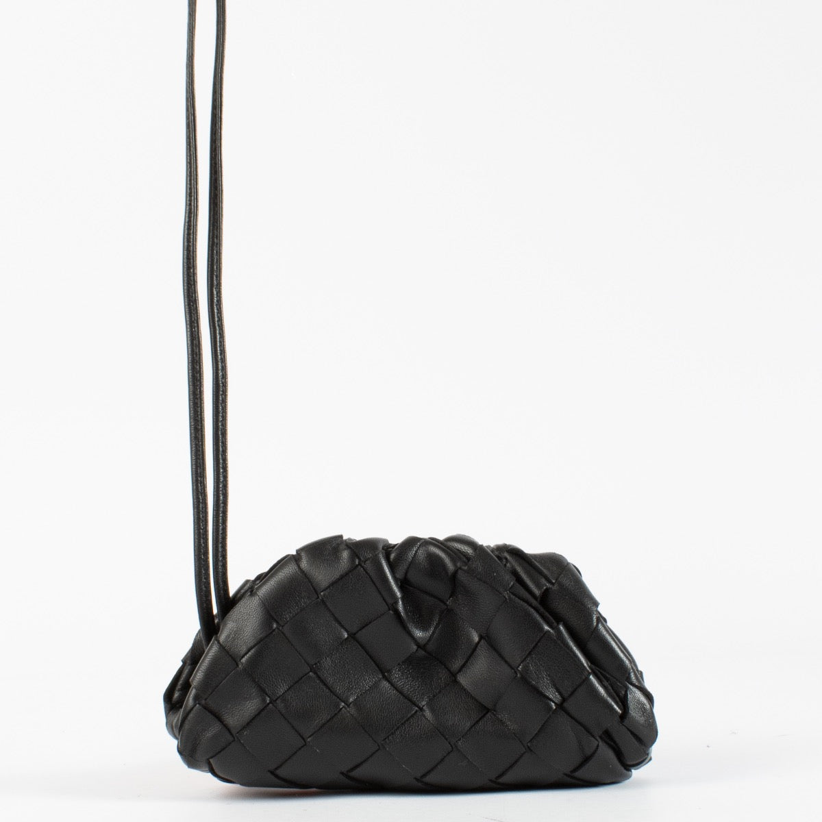 authentic preloved Bottega Veneta Black Micro Pouch on Labellov.com