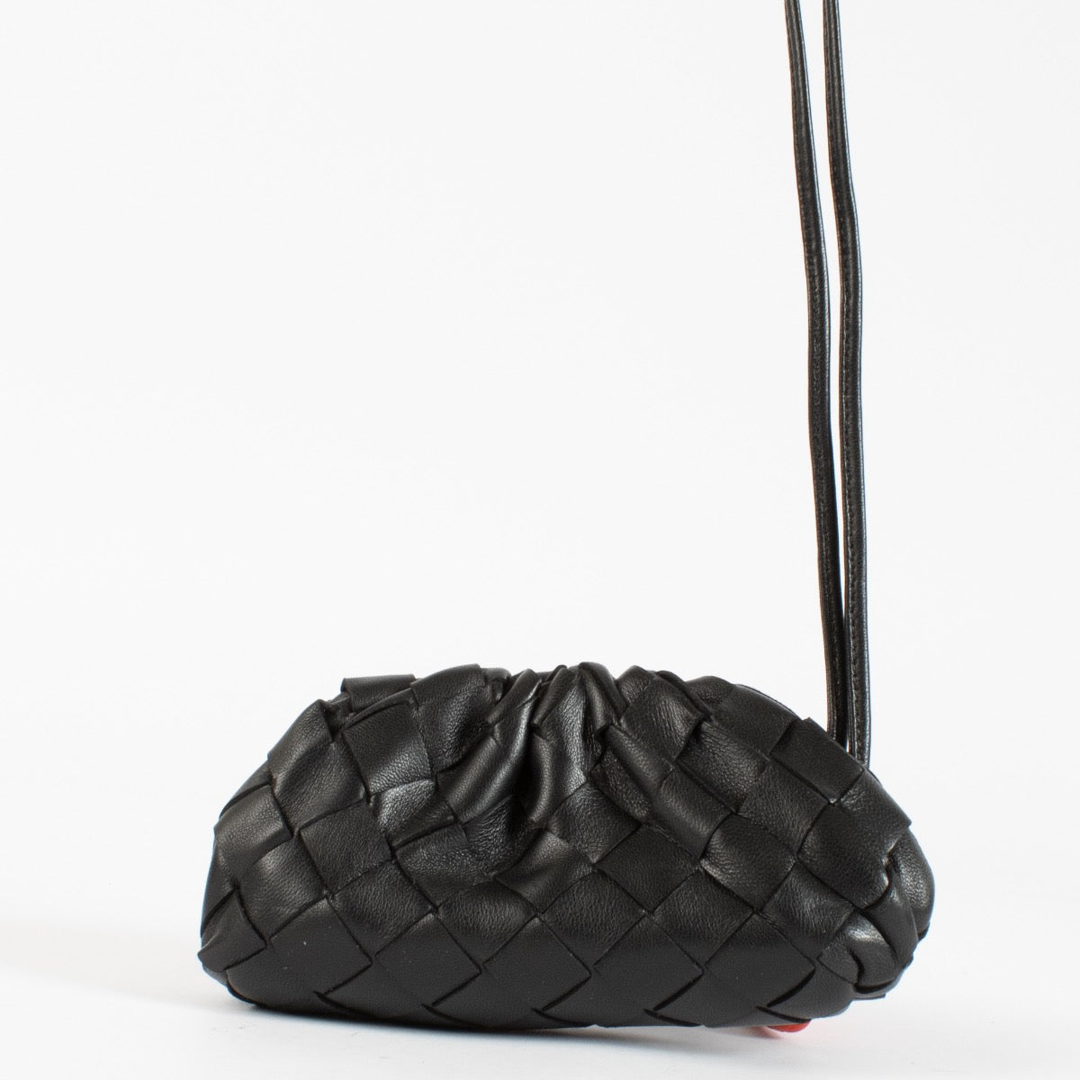authentic preloved Bottega Veneta Black Micro Pouch on Labellov.com