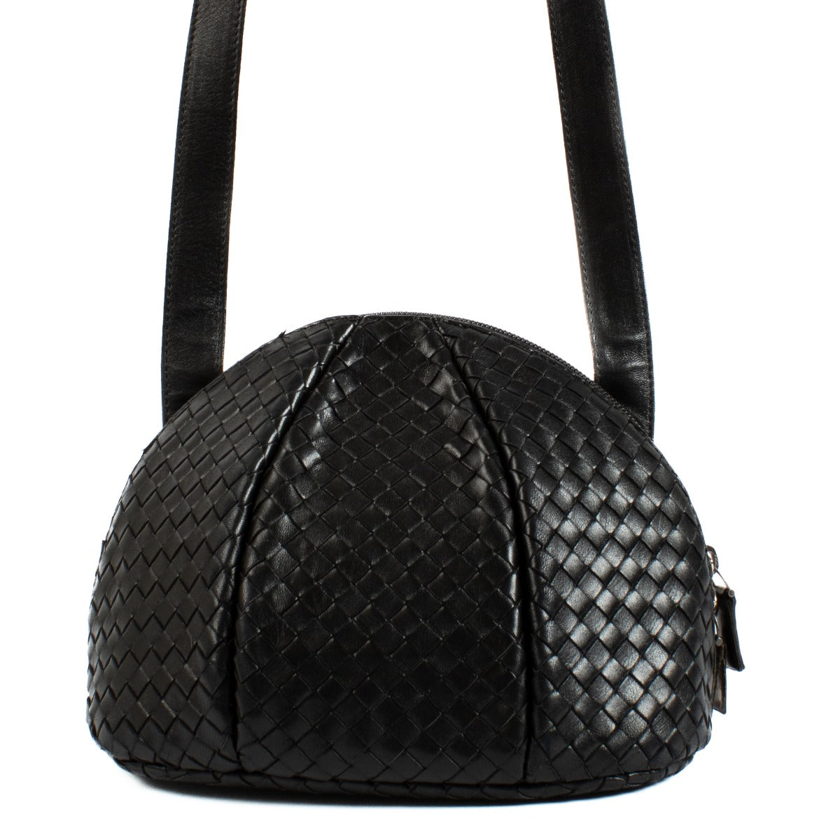 Sac bandoulière Intrecciato noir Bottega Veneta