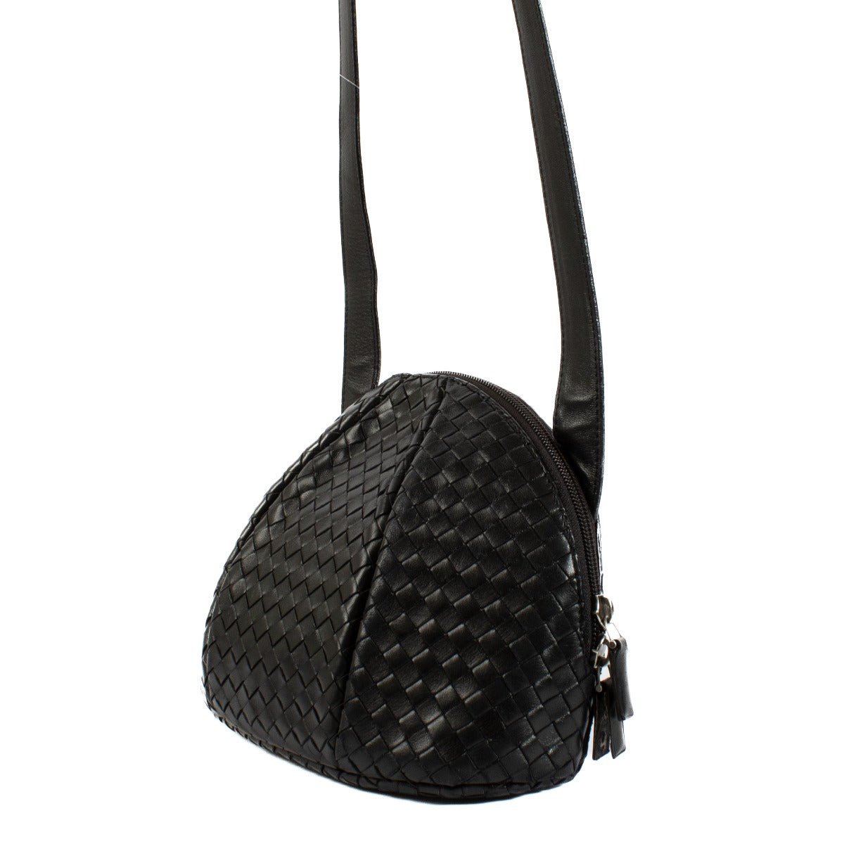 Sac bandoulière Intrecciato noir Bottega Veneta