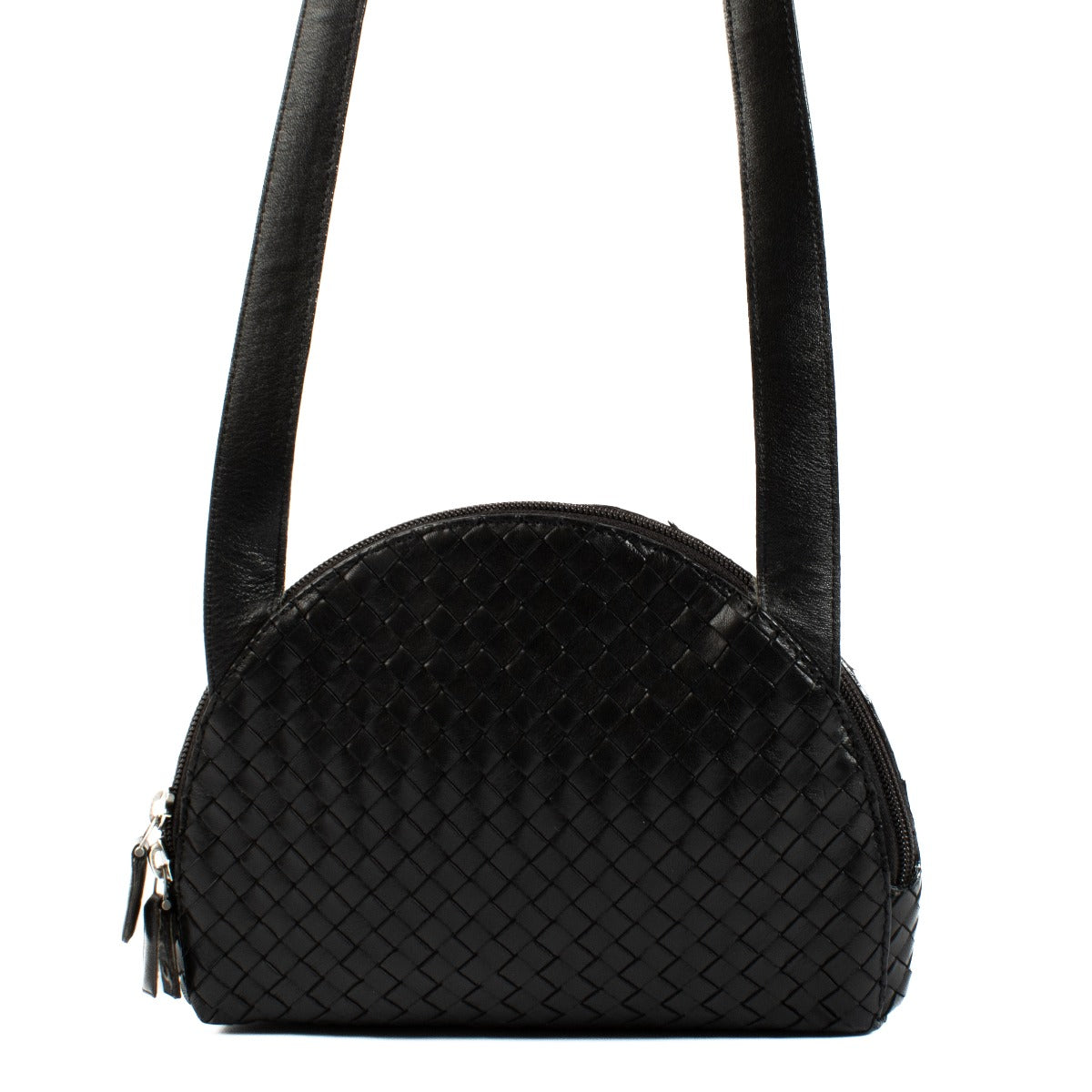 Sac bandoulière Intrecciato noir Bottega Veneta