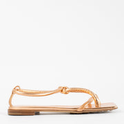 authentic preloved Bottega Veneta Rosé Knotted Sandals on Labellov.com