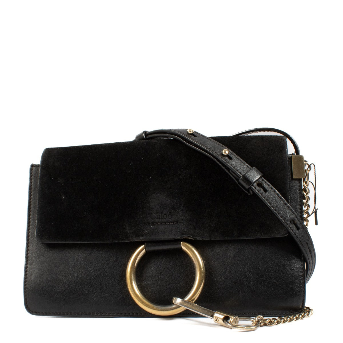 shop 100% authentic second hand Chloé Black Small Faye Bag on Labellov.com