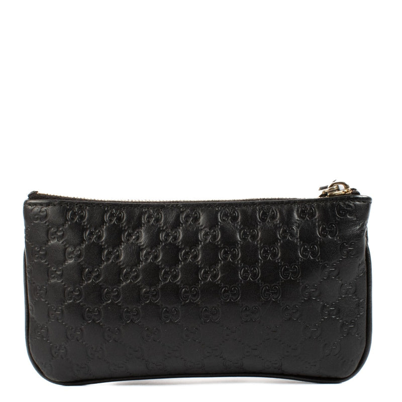 shop 100% authentic second hand Gucci Black Guccissima Key Pouch on Labellov.com