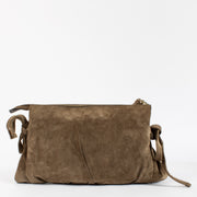 authentic preloved Gucci Brown Suede Hysteria Clutch on Labellov.com