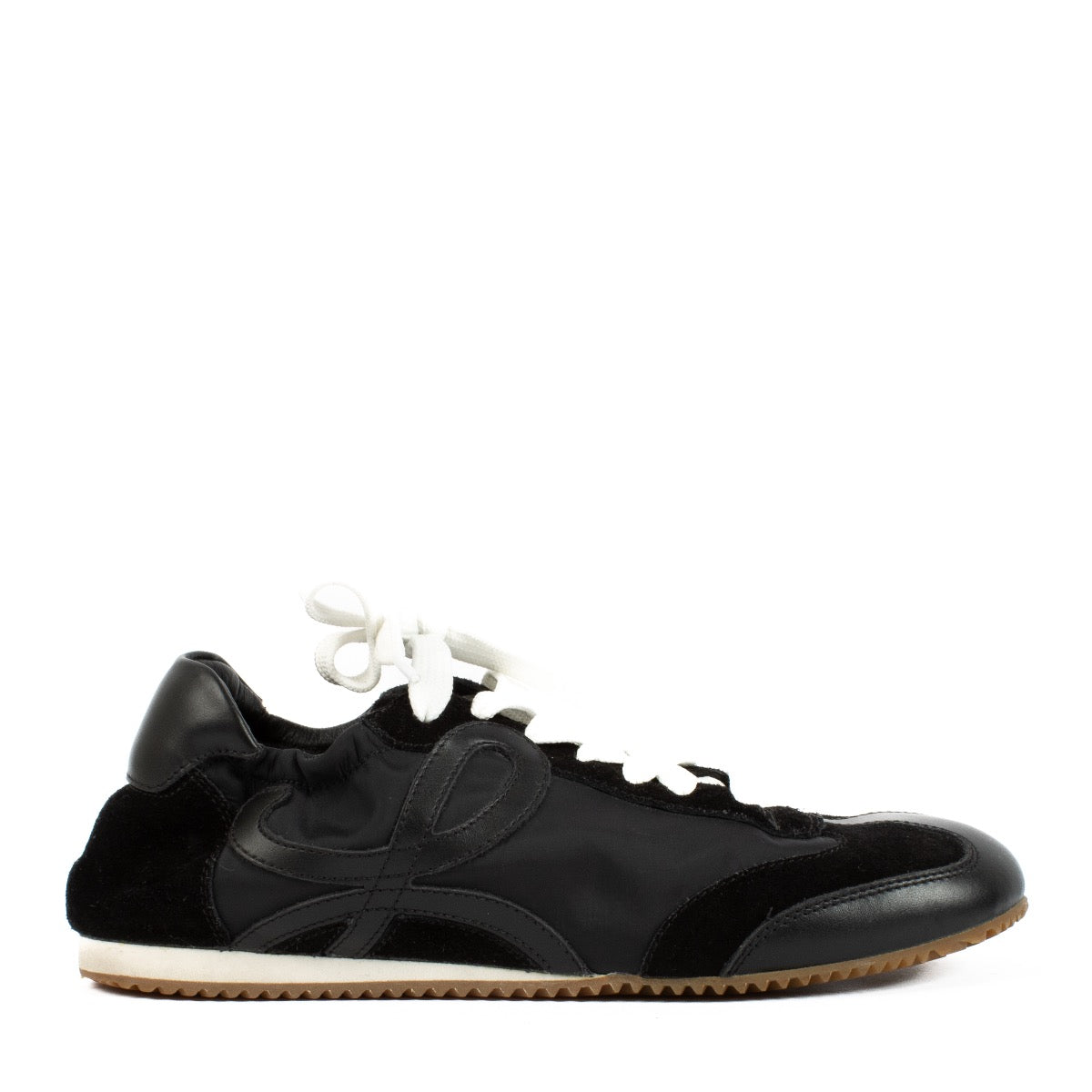 Loewe black ballet runner sneakers on Labellov.com