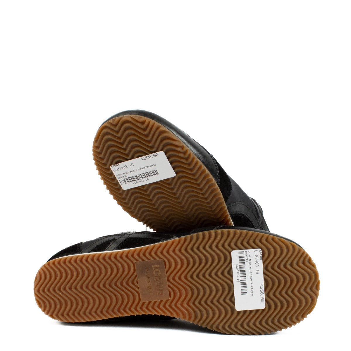 Loewe black ballet runner sneakers on Labellov.com