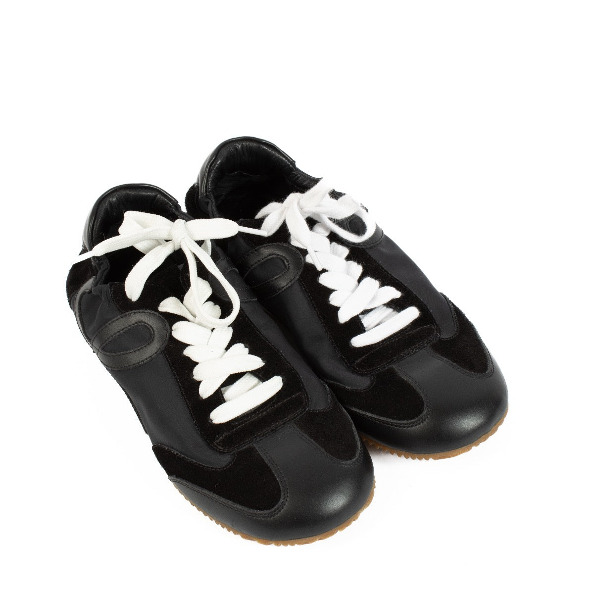 Loewe black ballet runner sneakers on Labellov.com