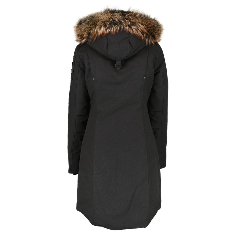 Moose Knuckles Black Gold Stirling Fur Parka Jacket