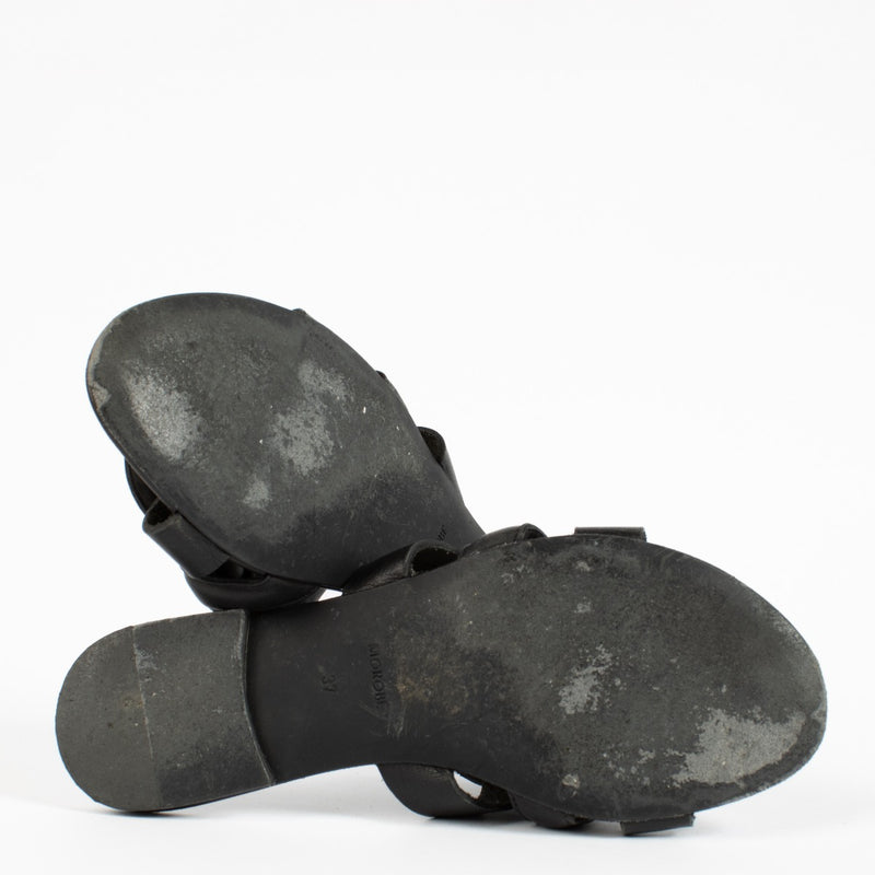 Morobé Black Robien Sandals - Size 37