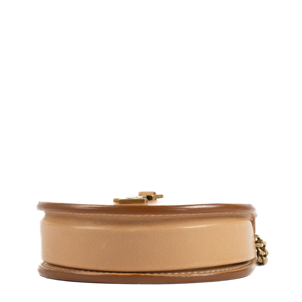 Saint Laurent Beige Baby Kaia Ketting Portemonnee