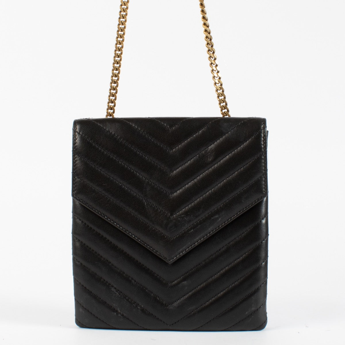 authentic preloved Saint Laurent Black Double Flap Bag on Labellov.com