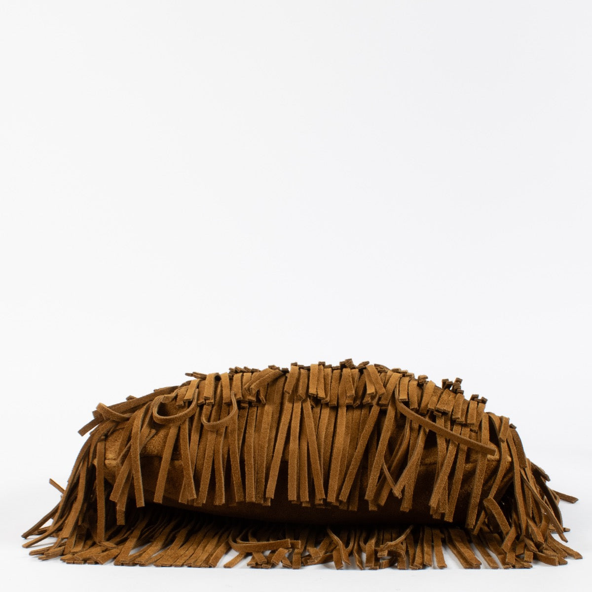 authentic preloved Saint Laurent Brown Emmanuelle Fringe Bag on Labellov.com