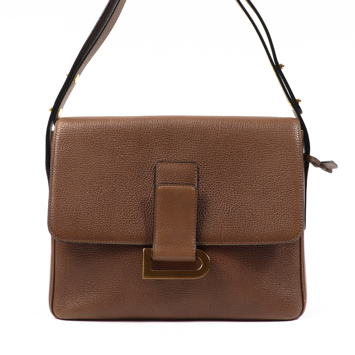 Delvaux Brown Poirier Shoulder bag