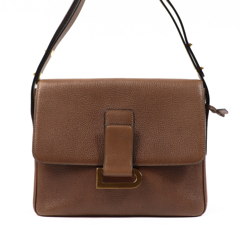 Delvaux Brown Poirier Shoulder bag