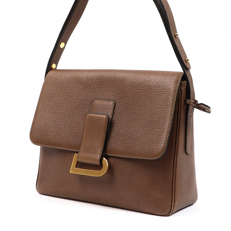 Delvaux Brown Poirier Shoulder bag