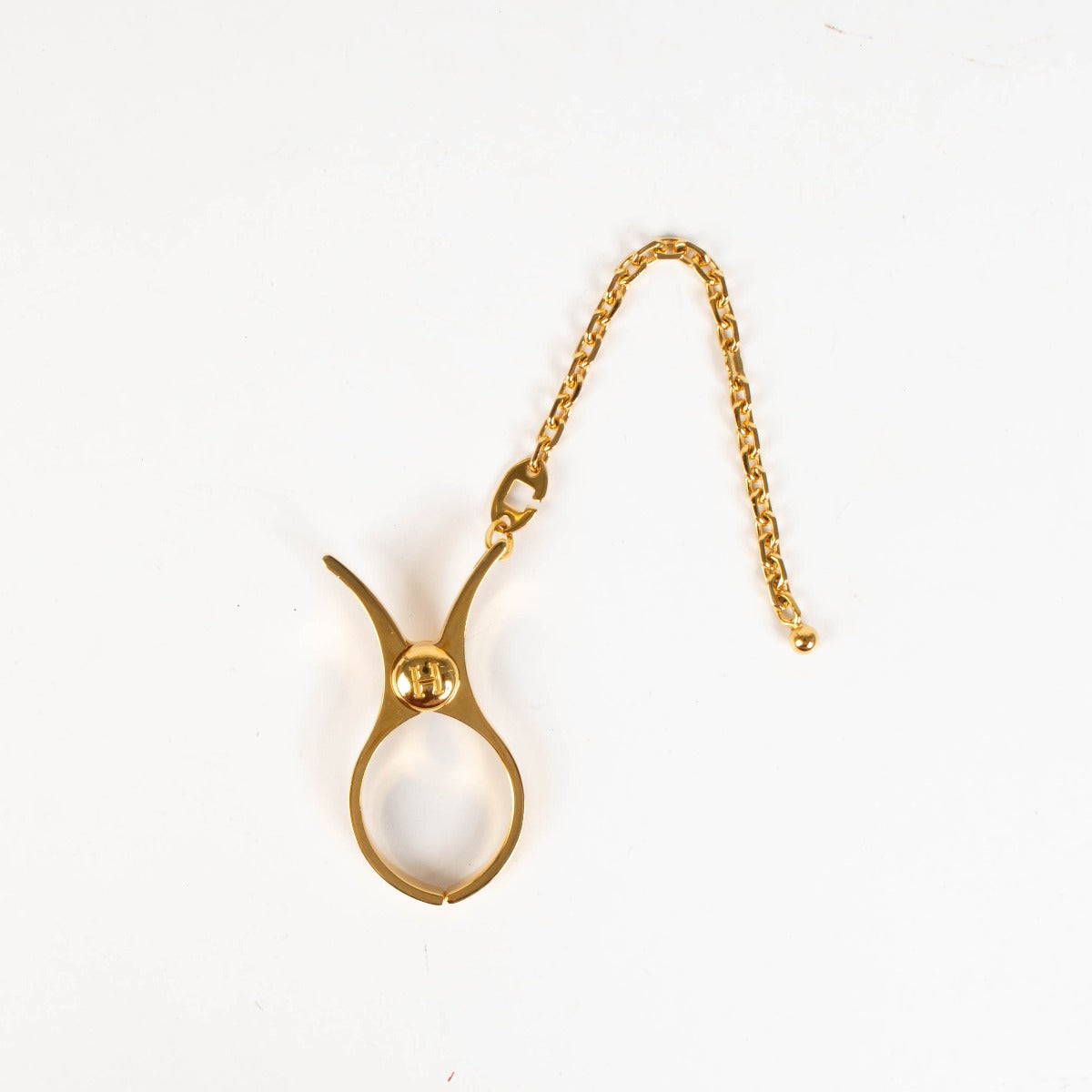 Hermès Gold Gloves Clip