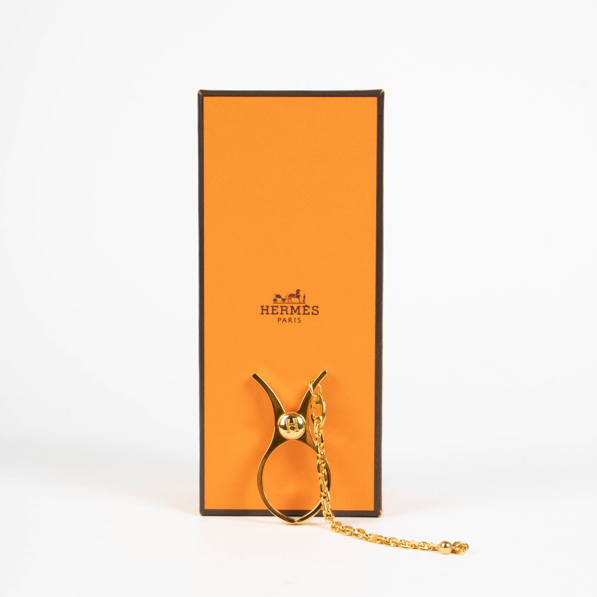 Hermès Gold Gloves Clip
