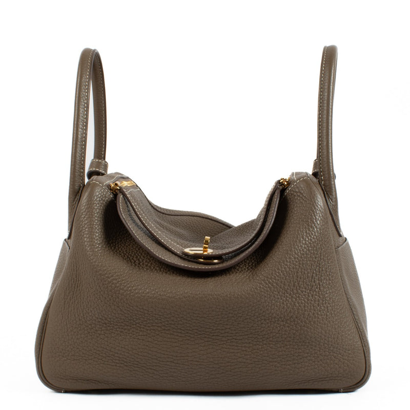 2020 Hermès Lindy 30 Etoupe Clemence PHW
