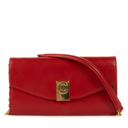 Shop 100% authentic second-hand Celine Red Wallet On Chain on Labellov.com