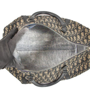 Christian Dior Blue Oblique Vintage Boston Bag
