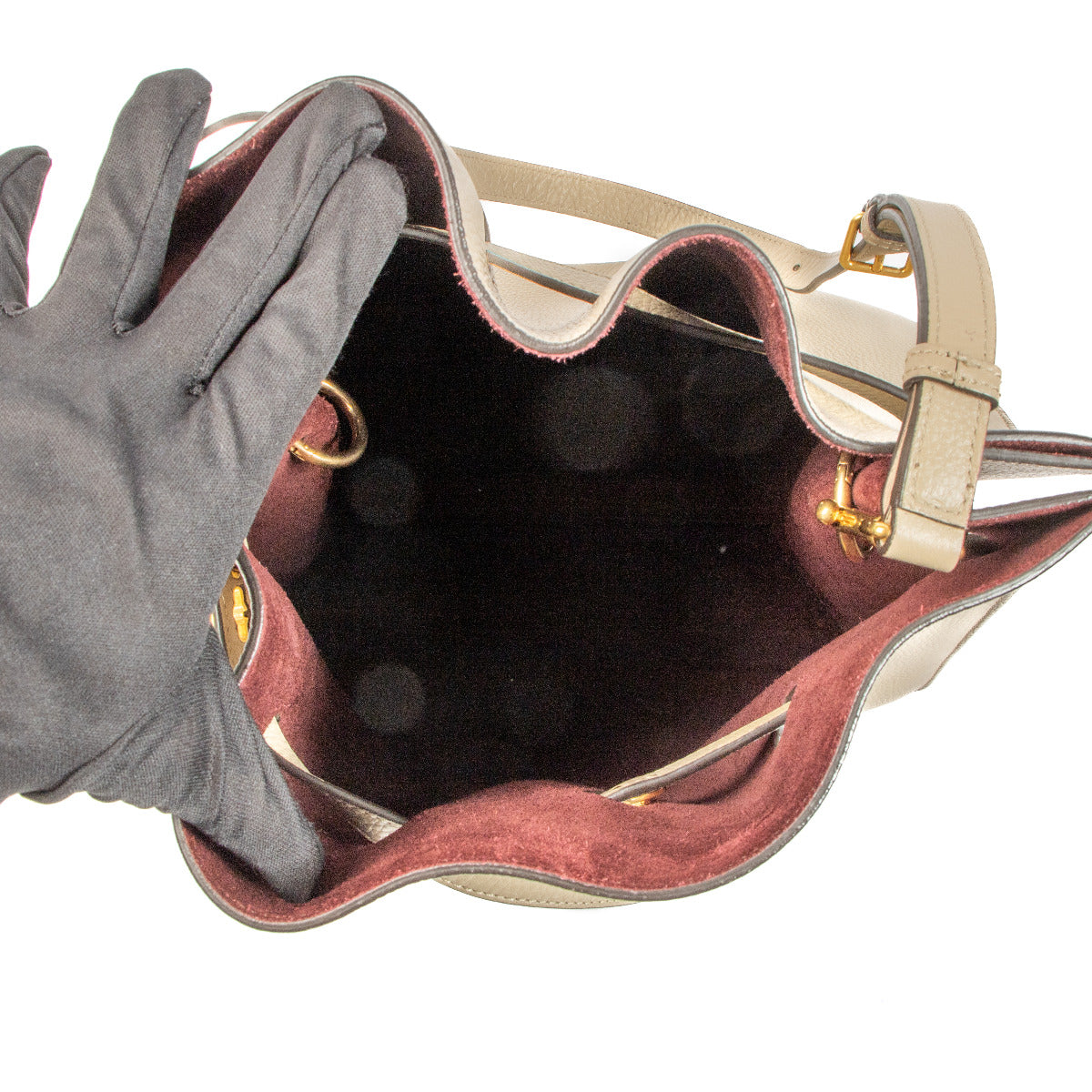 Mulberry Beige Tyndale Bucket Bag