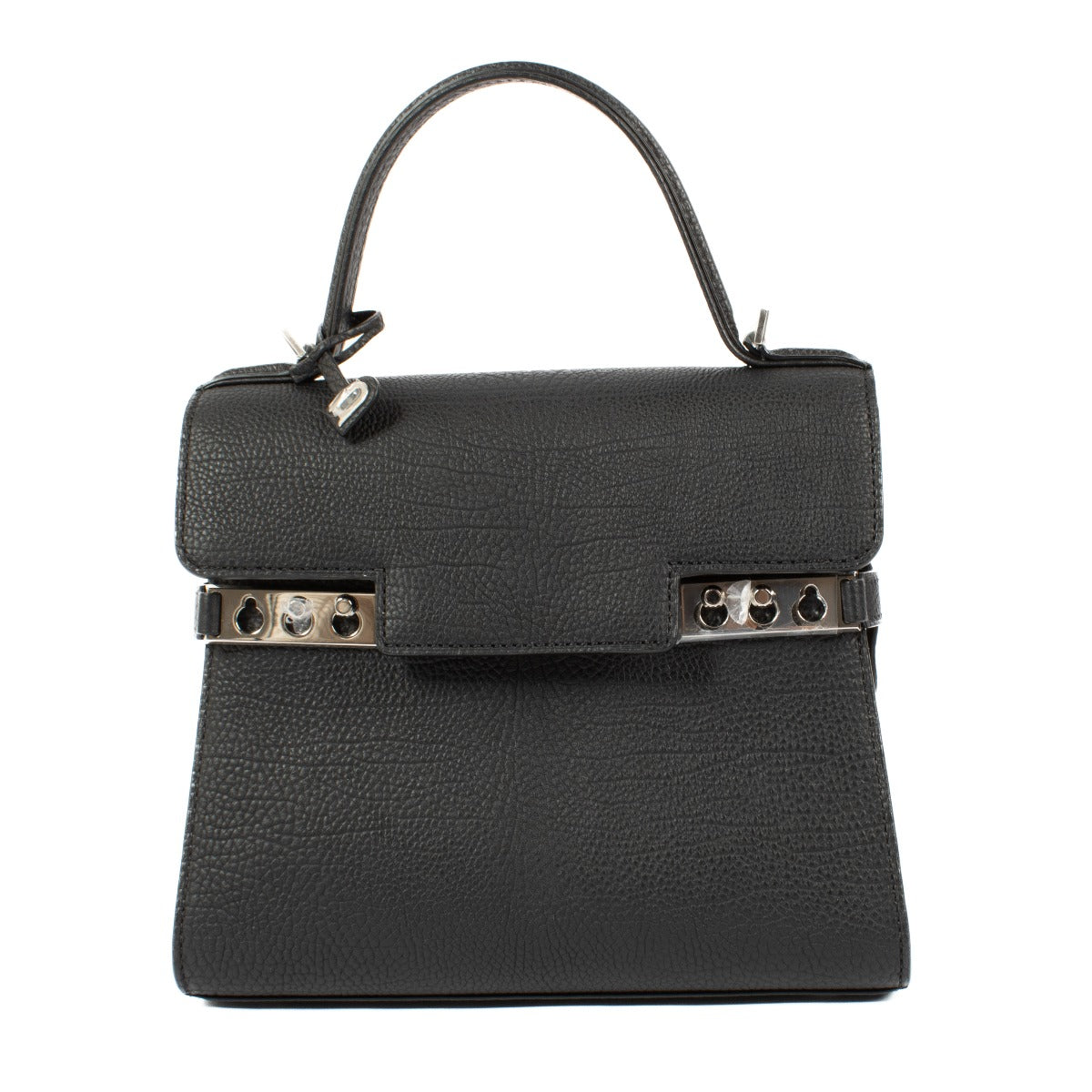 Shop 100% authentic secondhand Delvaux Black Tempête PM Top Handle on Labellov.com