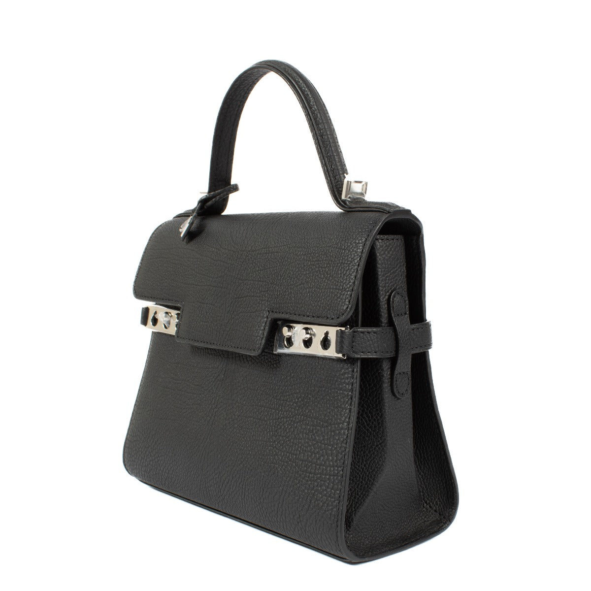 Shop 100% authentic secondhand Delvaux Black Tempête PM Top Handle on Labellov.com