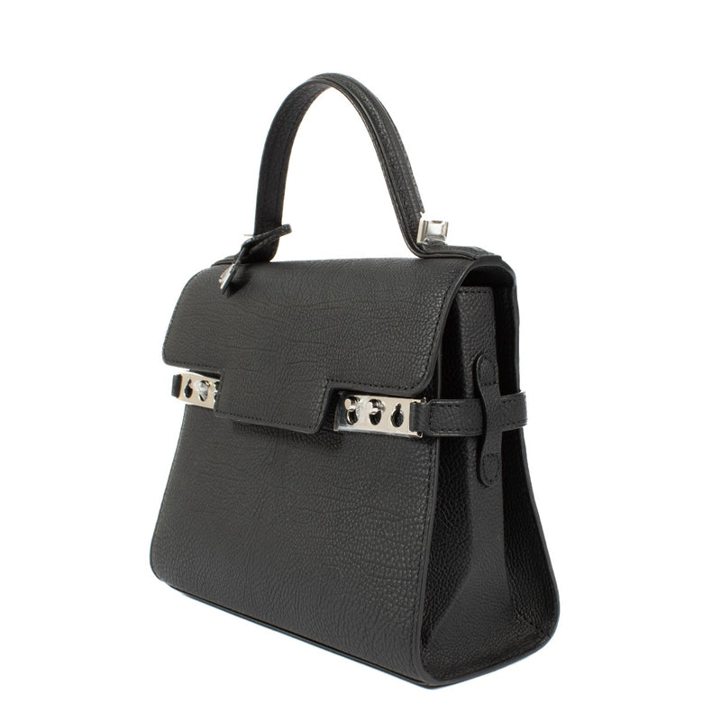 Shop 100% authentic secondhand Delvaux Black Tempête PM Top Handle on Labellov.com