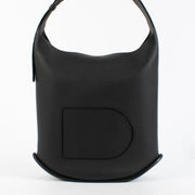 Delvaux Black Pin Hobo GM black leather shoulder bag at Labellov.com