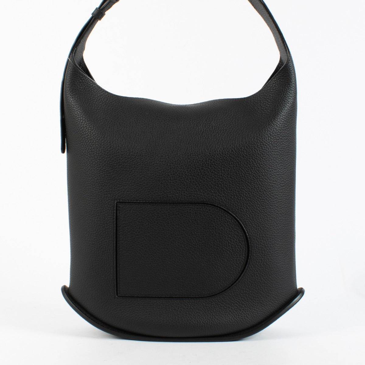 Delvaux Black Pin Hobo GM black leather shoulder bag at Labellov.com