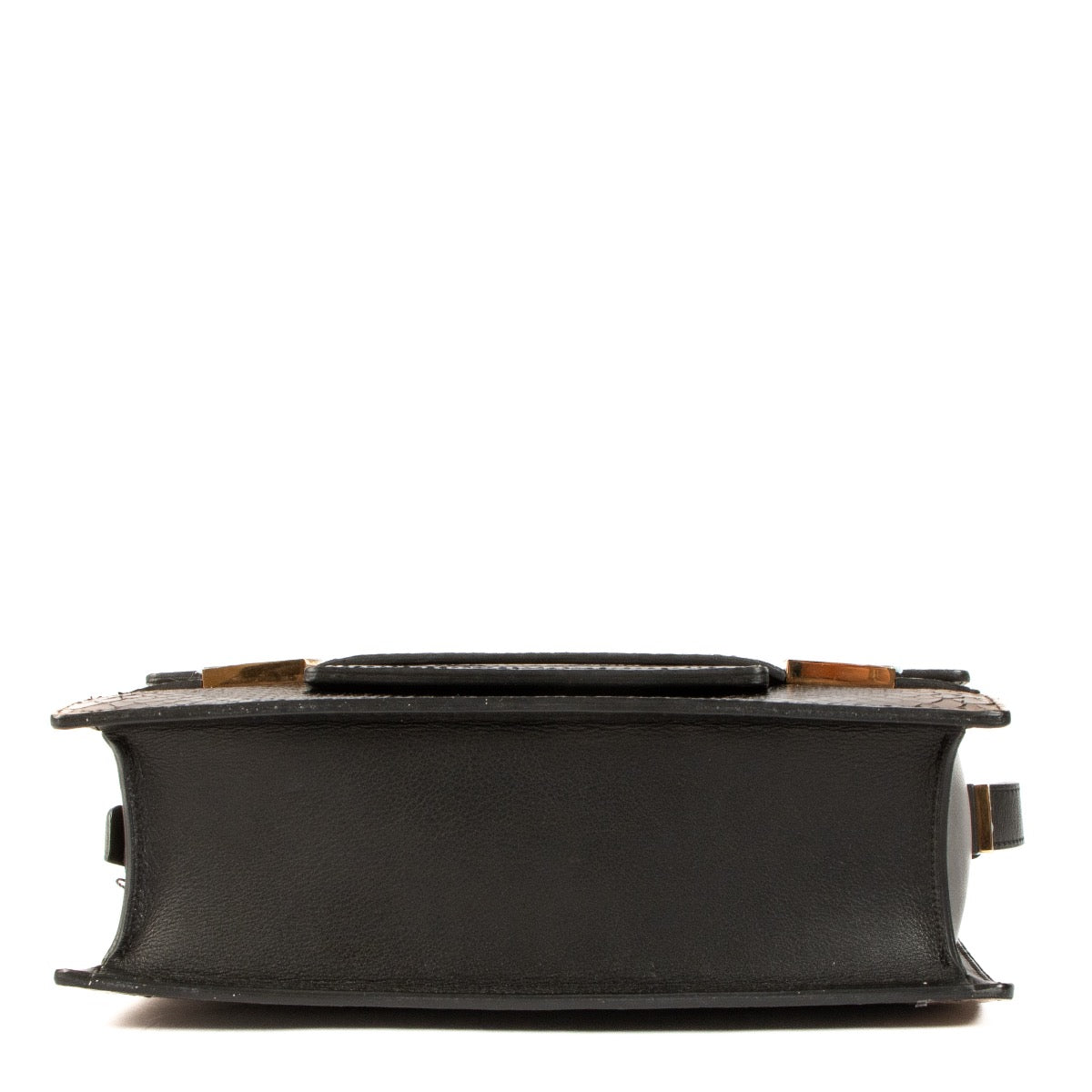 Buy an authentic second hand Delvaux Brown Python Leather Madame Shoulder Bag in new condition at Labellov