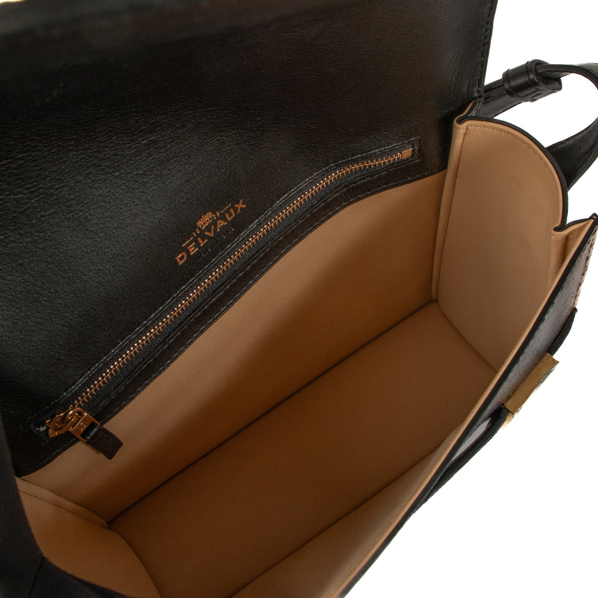 Buy an authentic second hand Delvaux Brown Python Leather Madame Shoulder Bag in new condition at Labellov