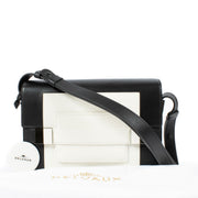 Shop 100% authentic secondhand Delvaux Black/White Box Calf/Vernis Smoking Madame Bag on Labellov.com