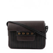 Buy an authentic Delvaux Brown Malbec Toile De Cuir Crossbody Bag in very good condition at Labellov in Antwerp.