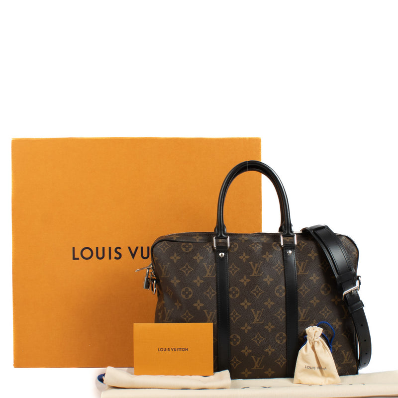 Louis Vuitton Porte-Documents Voyage PM Monogram Macassar