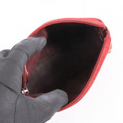 Buy an authentic Christian Dior Burgundy Oblique Canvas Pouch in good condition at Labellov in Antwerp.