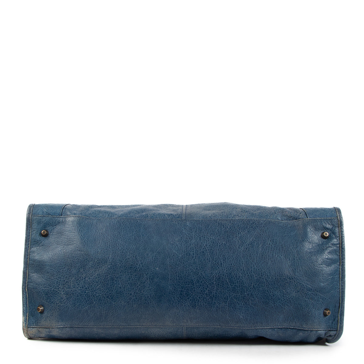 Balenciaga Lagon Blue Lambskin Classic Work Bag