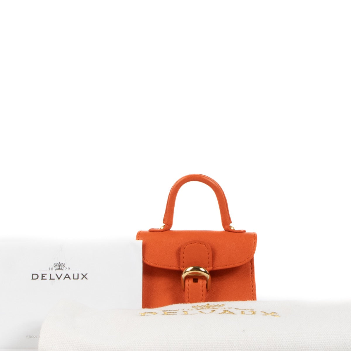shop 100% authentic second hand Delvaux Red Brillant Bag Charm on Labellov.com