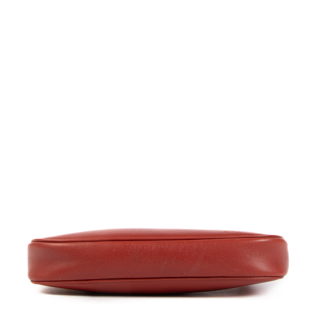 Sac à bandoulière en cuir rouge Delvaux