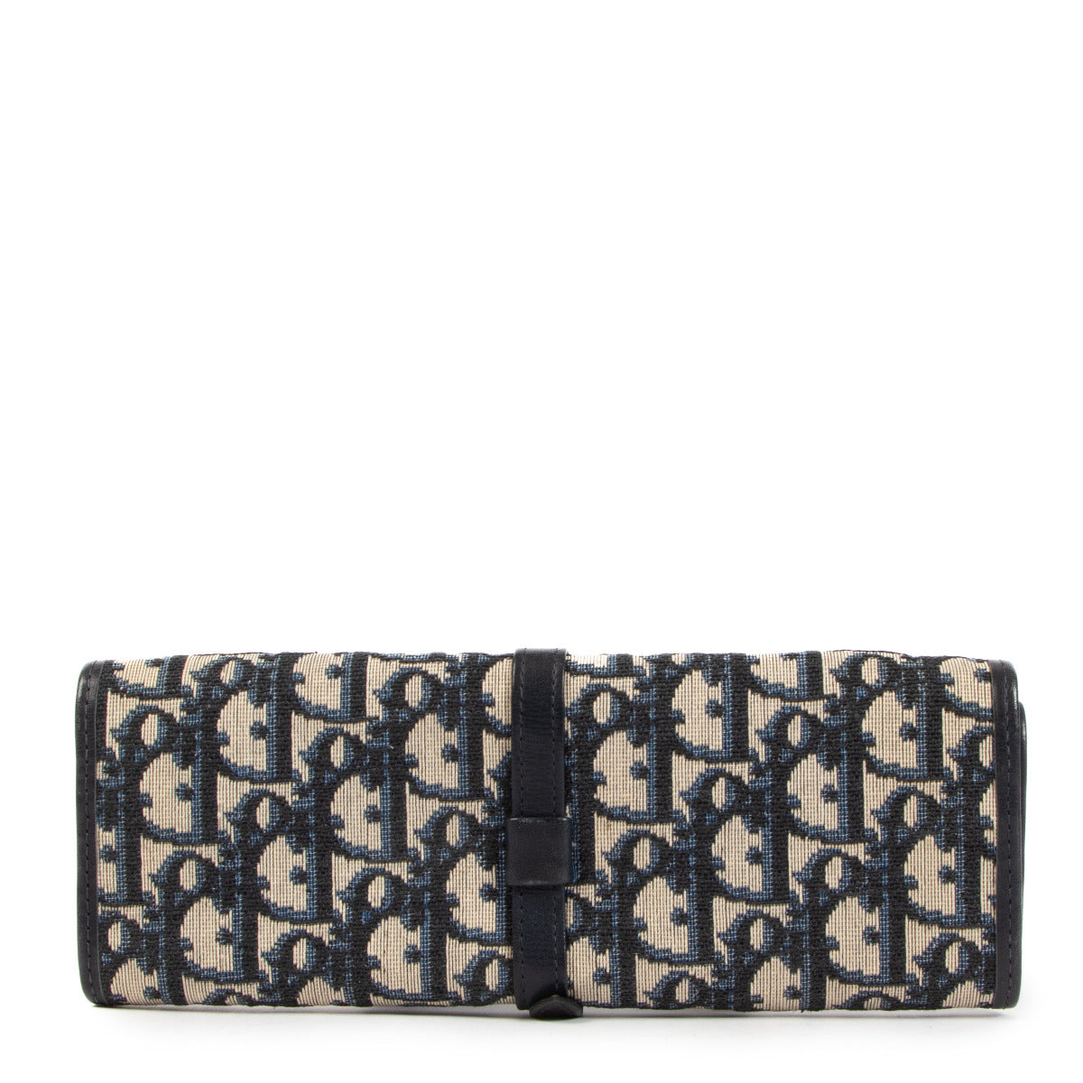 Christian Dior Blue Oblique Jewelry Pouch