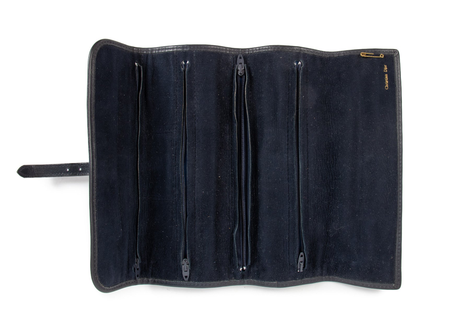 Christian Dior Blue Oblique Jewelry Pouch for