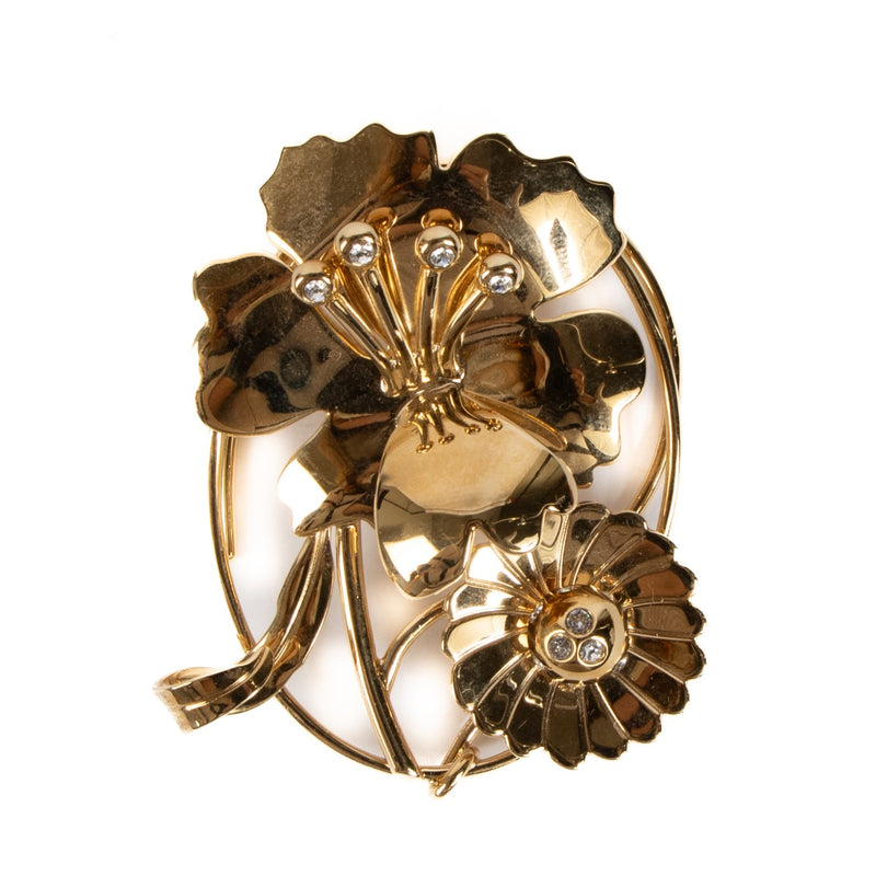 shop 100% authentic second hand J.W. Anderson Fall/Winter 2017 Golden Daisy Floral Earcuff on Labellov.com