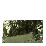 shop 100% authentic second hand Prada Metallic Green Snakeskin Effect Crystal Embellished Clutch on Labellov.com