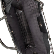 shop 100% authentic second hand Ferragamo Grey Crochet Metal Mesh Crossbody Bag on Labellov.com