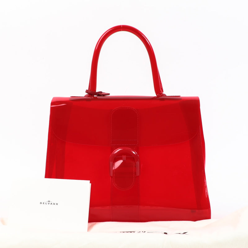 shop safe online very hard to find Delvaux Brillant Vinyl Chaperon Rouge Limited Edition .