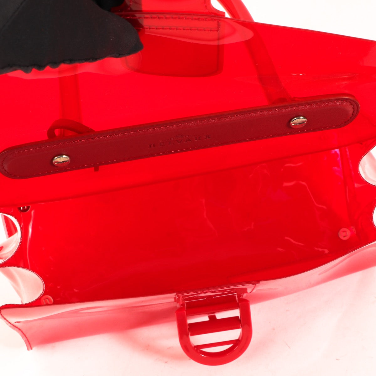 shop safe online very hard to find Delvaux Brillant Vinyl Chaperon Rouge Limited Edition .