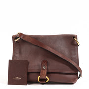 Buy an authentic second-hand Delvaux Brown Leather Crossbody Bag in very good condition at Labellov in Antwerp.
