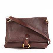 Buy an authentic second-hand Delvaux Fichu Brown Leather Crossbody Bag in very good condition at Labellov in Antwerp.